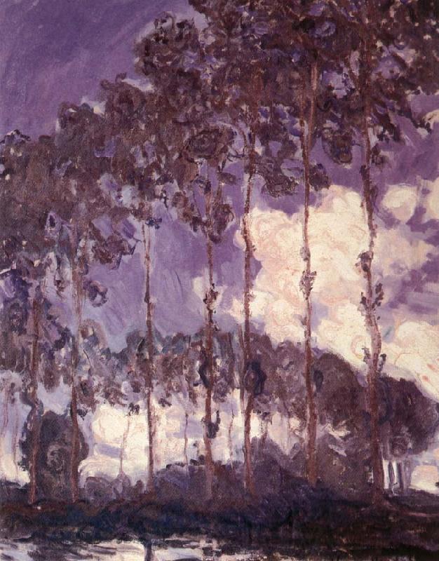 Claude Monet Poplars on the Banks of the River Epte Spain oil painting art